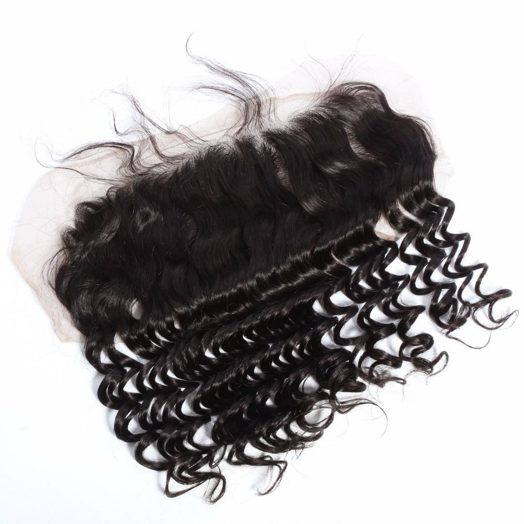 Brazilian Deep Wave Lace Frontal - Laced by Layy