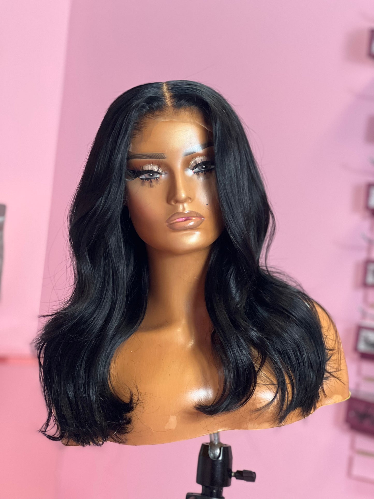 5x5 HD Jet Black Wavy Unit