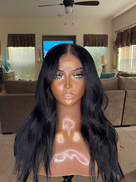 5x5 HD Jet Black Wavy Unit