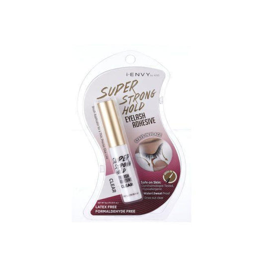 KISS SUPER STRONG HOLD EYELASH ADHESIVE CLEAR - Laced by Layy