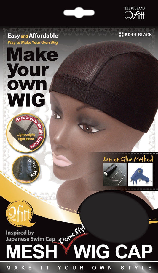 Black Mesh Wig Cap Dome Style - Laced by Layy